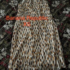 Banana Republic Sleeveless Patterned Dress